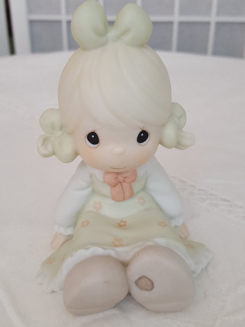 Vintage Precious Moments 1994 Bless Your Soul 531162 Horn Stamp Enesco SamB